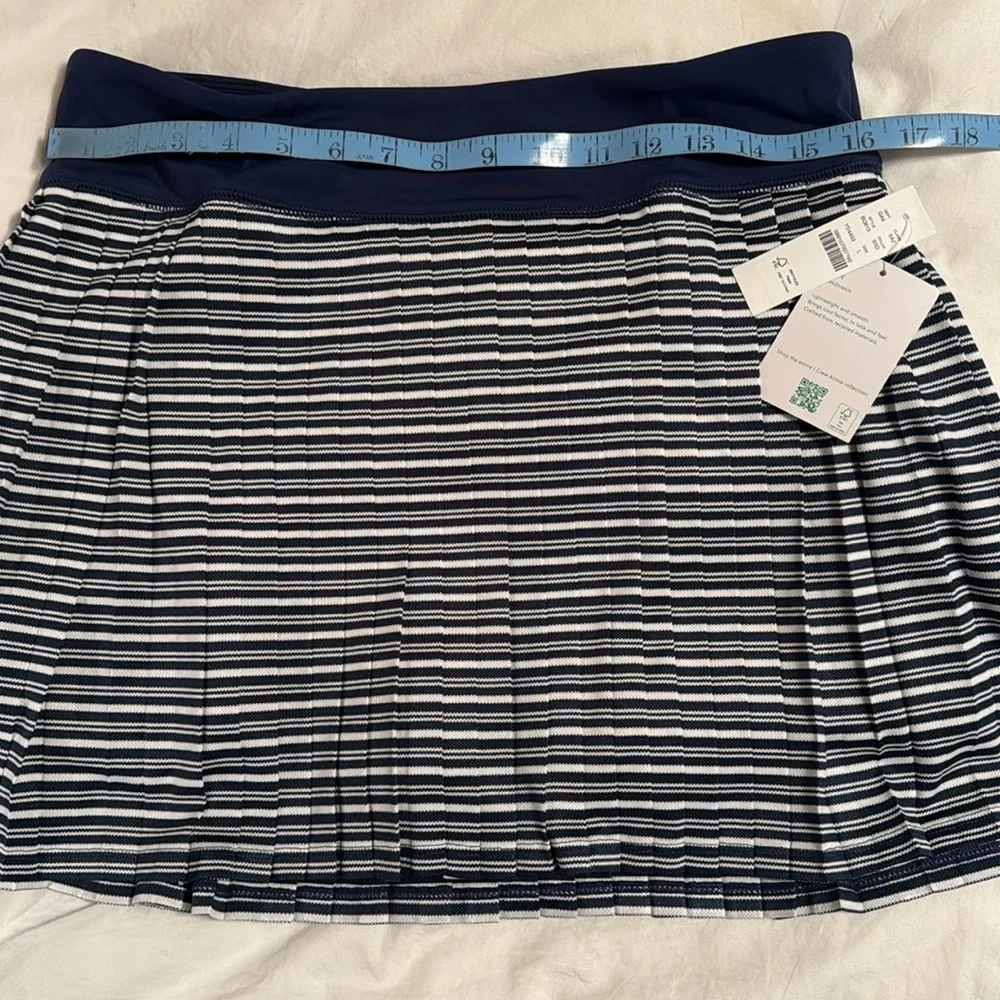 J.Crew Active pleated mini skirt in stripe BQ913